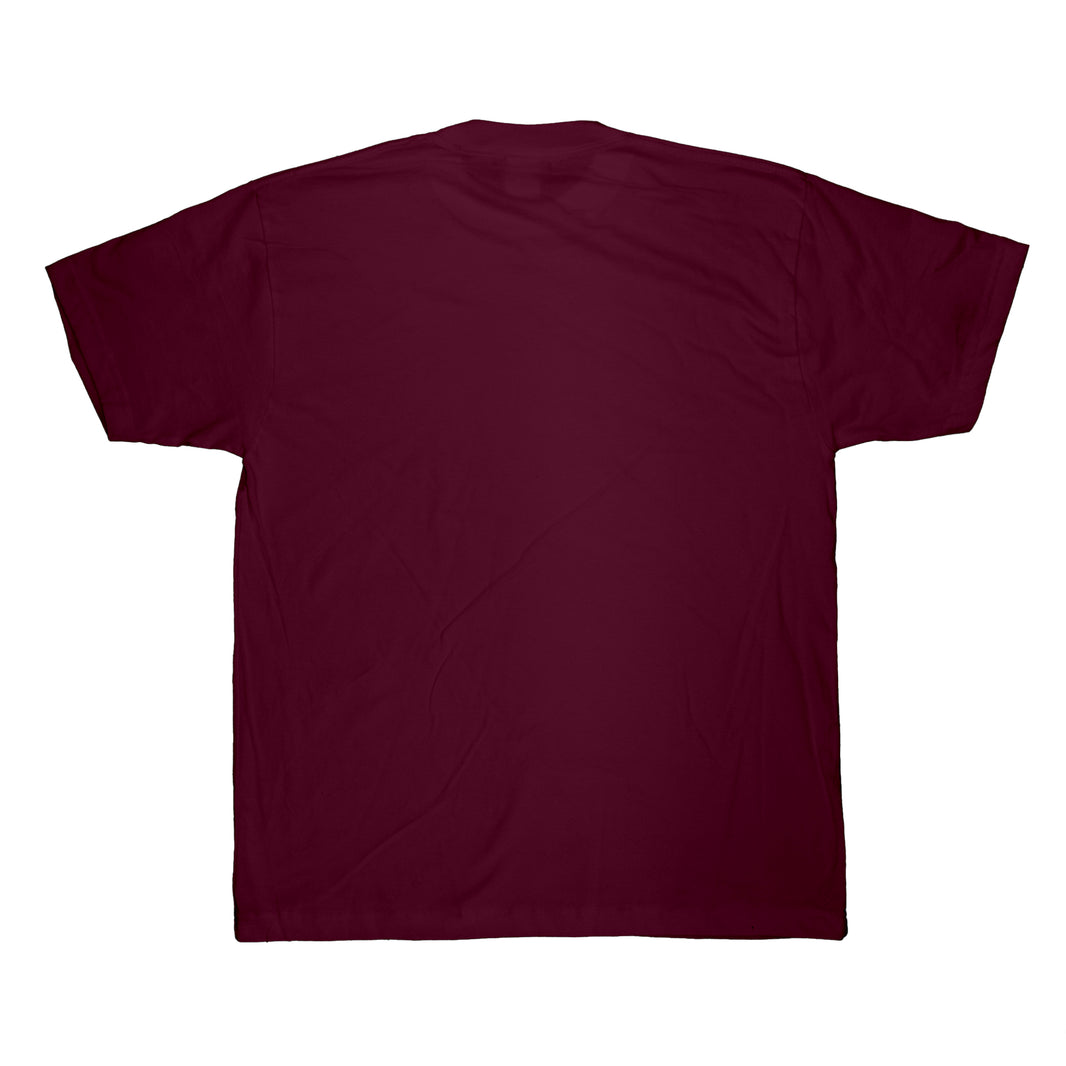 all over print s/s (yellow/burgundy)
